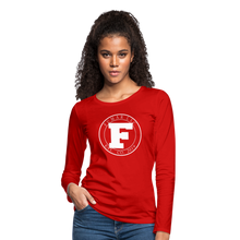 Load image into Gallery viewer, Fumar Women's Premium Long Sleeve T-Shirt - red