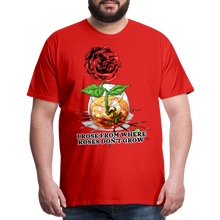 Load image into Gallery viewer, Concrete Rose Men's T-Shirt - red