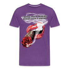 Load image into Gallery viewer, Smoking Rose Men's Premium T-Shirt - purple