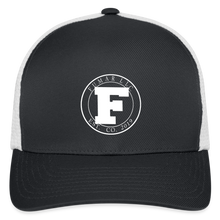 Load image into Gallery viewer, Fumar Flexfit Fitted Baseball Cap - dark gray/white