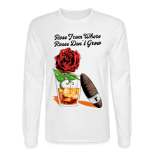 Load image into Gallery viewer, Whiskey Rose Long Sleeve T-Shirt - white