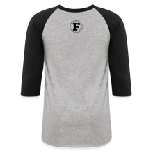 Load image into Gallery viewer, Cigar Hug - Baseball T-Shirt - heather gray/black