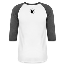 Load image into Gallery viewer, Cigar Hug - Baseball T-Shirt - white/charcoal