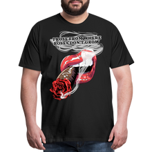 Load image into Gallery viewer, Smoking Rose Men's Premium T-Shirt - black