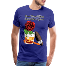 Load image into Gallery viewer, Whiskey Rose T-Shirt - royal blue