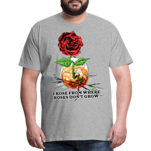 Load image into Gallery viewer, Concrete Rose Men's T-Shirt - heather gray