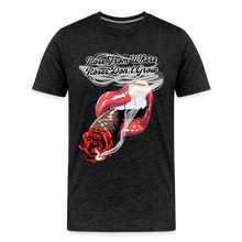 Load image into Gallery viewer, Smoking Rose T-Shirt - charcoal grey