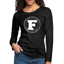 Load image into Gallery viewer, Fumar Women's Premium Long Sleeve T-Shirt - charcoal grey