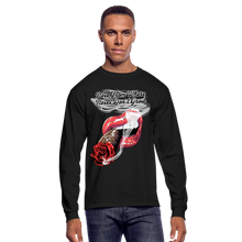 Load image into Gallery viewer, Smoking Rose Long Sleeve T-Shirt - black