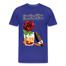 Load image into Gallery viewer, Whiskey Rose T-Shirt - royal blue