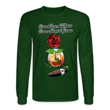 Load image into Gallery viewer, Concrete Rose Long Sleeve T-Shirt - forest green