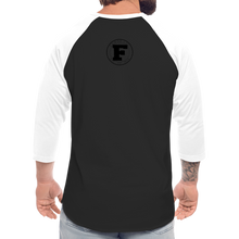 Load image into Gallery viewer, Tiki Mask Baseball T-Shirt - black/white