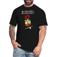 Load image into Gallery viewer, Concrete Rose Tall T-Shirt - black