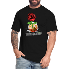 Load image into Gallery viewer, Concrete Rose Tall T-Shirt - black