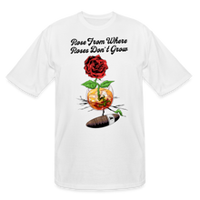 Load image into Gallery viewer, Concrete Rose Tall T-Shirt - white
