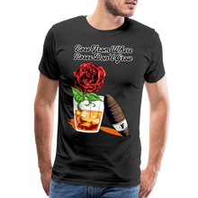 Load image into Gallery viewer, Whiskey Rose T-Shirt - black