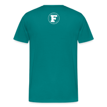 Load image into Gallery viewer, Concrete Rose and Cigar T-Shirt - teal