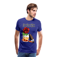 Load image into Gallery viewer, Whiskey Rose T-Shirt - royal blue