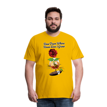 Load image into Gallery viewer, Concrete Rose T-Shirt - sun yellow