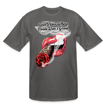 Load image into Gallery viewer, Smoking Rose Tall Men's T-Shirt - charcoal