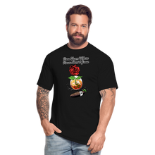 Load image into Gallery viewer, Concrete Rose Tall T-Shirt - black