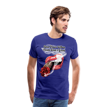 Load image into Gallery viewer, Smoking Rose T-Shirt - royal blue