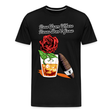 Load image into Gallery viewer, Whiskey Rose T-Shirt - black