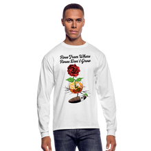 Load image into Gallery viewer, Concrete Rose Long Sleeve T-Shirt - white