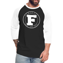 Load image into Gallery viewer, White Fumar Women's Baseball T-Shirt - black/white