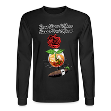 Load image into Gallery viewer, Concrete Rose Long Sleeve T-Shirt - black
