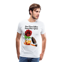 Load image into Gallery viewer, Whiskey Rose T-Shirt - white