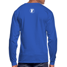 Load image into Gallery viewer, Smoking Rose Long Sleeve T-Shirt - royal blue