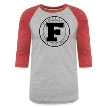 Load image into Gallery viewer, Fumar Baseball T-Shirt - heather gray/red