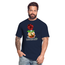 Load image into Gallery viewer, Concrete Rose Tall T-Shirt - navy