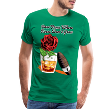 Load image into Gallery viewer, Whiskey Rose T-Shirt - kelly green
