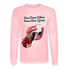 Load image into Gallery viewer, Smoking Rose Long Sleeve T-Shirt - pink