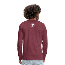 Load image into Gallery viewer, Concrete Rose Long Sleeve T-Shirt - heather burgundy