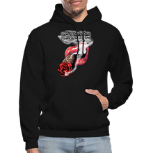 Load image into Gallery viewer, Smoking Rose Hoodie - black