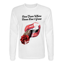Load image into Gallery viewer, Smoking Rose Long Sleeve T-Shirt - white