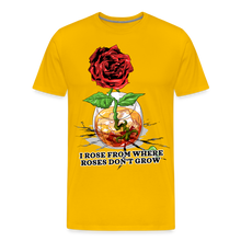 Load image into Gallery viewer, Concrete Rose Men's T-Shirt - sun yellow