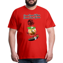 Load image into Gallery viewer, Concrete Rose T-Shirt - red
