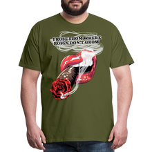 Load image into Gallery viewer, Smoking Rose Men's Premium T-Shirt - olive green