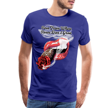 Load image into Gallery viewer, Smoking Rose T-Shirt - royal blue