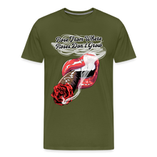 Load image into Gallery viewer, Smoking Rose T-Shirt - olive green