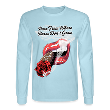 Load image into Gallery viewer, Smoking Rose Long Sleeve T-Shirt - powder blue