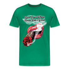 Load image into Gallery viewer, Smoking Rose T-Shirt - kelly green
