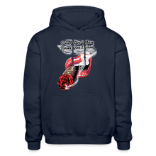 Load image into Gallery viewer, Smoking Rose Hoodie - navy