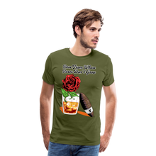 Load image into Gallery viewer, Whiskey Rose T-Shirt - olive green