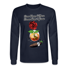 Load image into Gallery viewer, Concrete Rose Long Sleeve T-Shirt - navy