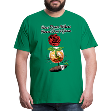 Load image into Gallery viewer, Concrete Rose T-Shirt - kelly green